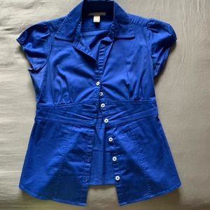 blue blouse
